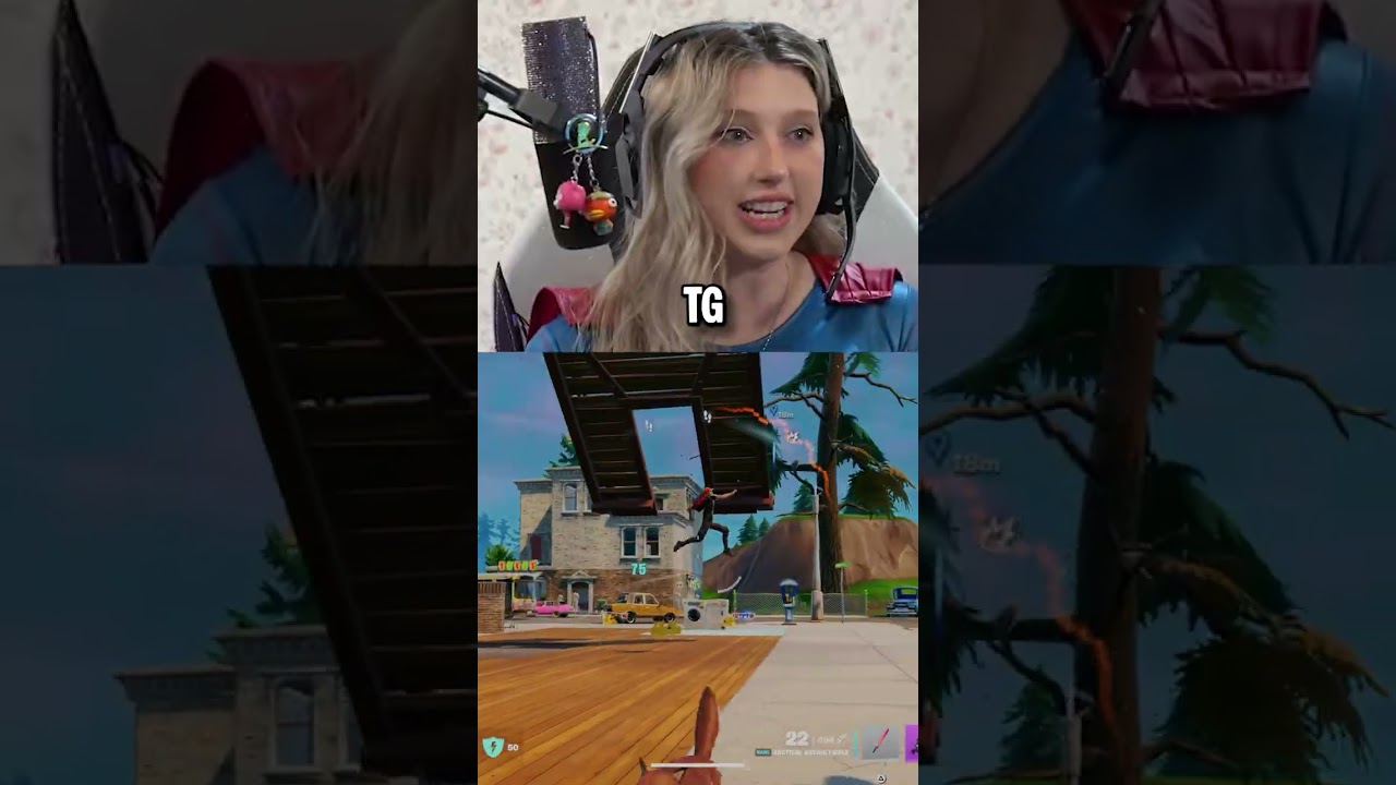 HappyGal Breaks Down Tilted Towers ‼️ #fortnite #gaming #happyhappygal #fortniteclips #fortnitememe