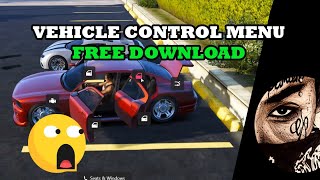 🚗 Vehicle Control Menu - GTA V FIVEM - FREE DOWNLOAD