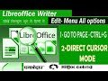 LibreOffce Writer में Derect Cursor Mode क्या होता है? What is Direct Cursor mode in LibreOff writer