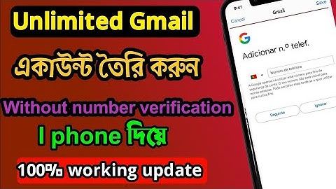 Iphon Unlimited Gmail Create Method 2025 || How To Create Unlimited Gmail Account For Iphon 2025