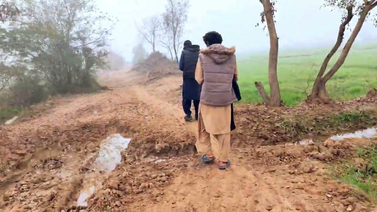 Beautiful village seen village life is best 