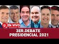 3ER. Debate Presidencial JNE 2021: candidatos debaten por la última fecha