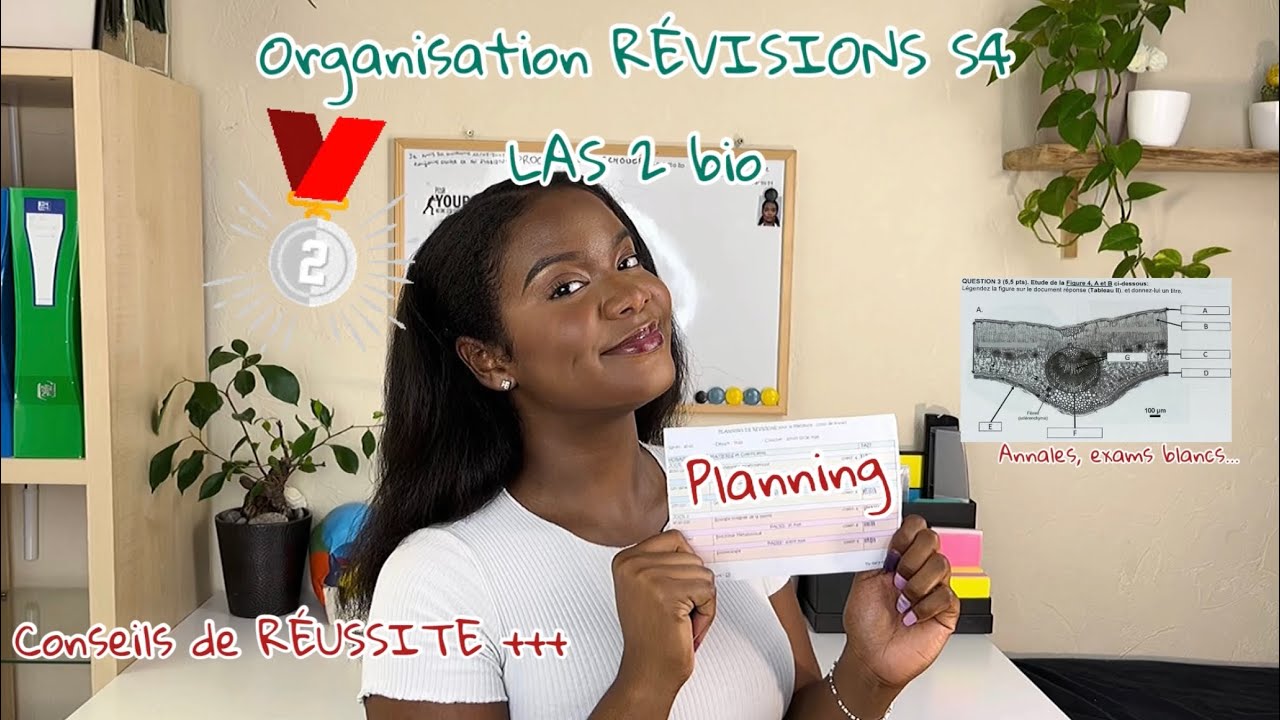 PLANNING et CONSEILS de révisions pour le S4 en LAS 2 biologie