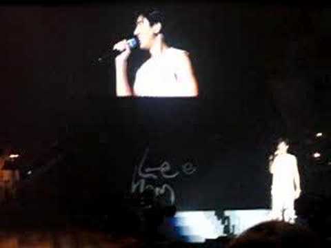 Lee Hom talking about Kit Chan at Sg GSYX concert