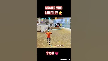 MASTERMIND 1 VS 3 HEADSHOT GAMEPLAY 🤪🤫🔥 #freefire #shorts #highlights