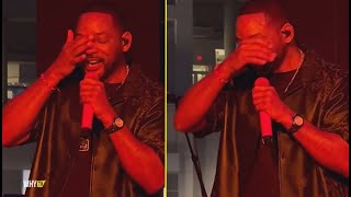 Will Smith Gets Emotional And Starts Crying While Speaking About Fatherhood During His Performance