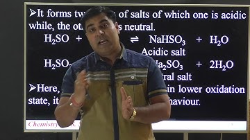 Ch-XII-7-15 Oxo-acids of sulphur, By Shukla sir, Pradeep Kshetrapal channel