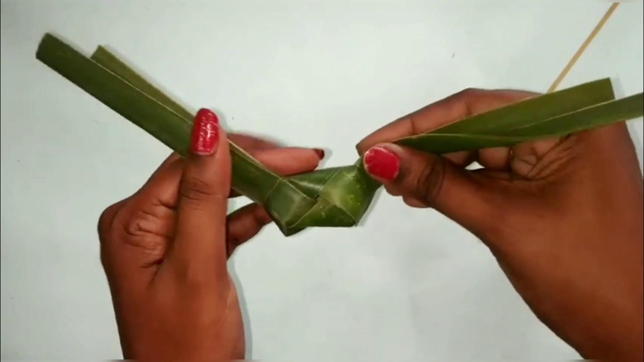 DIY How to make Bird from Palm leaf Palm leaf Parrot Coconut Leaf