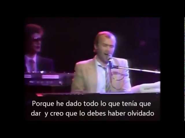 Phil Collins  I cannot believe it's true (LIVE, 1982) SUBTITULADO AL ESPAÑOL class=