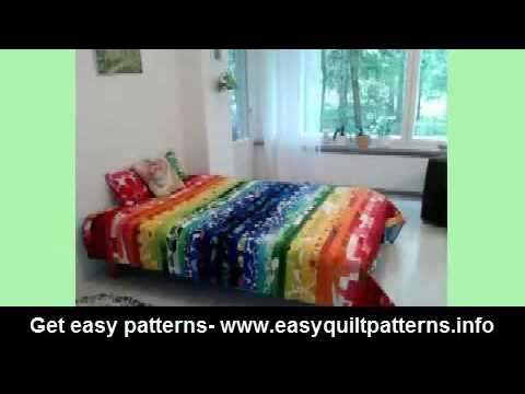 beginner hand quilting easy rainbow quilt patterns