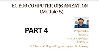 EC 206 COMPUTER ORGANISATION MOD 5 (KTU)_PART 4_ SEMICONDUCTOR MEMORIES, DRAM, SRAM