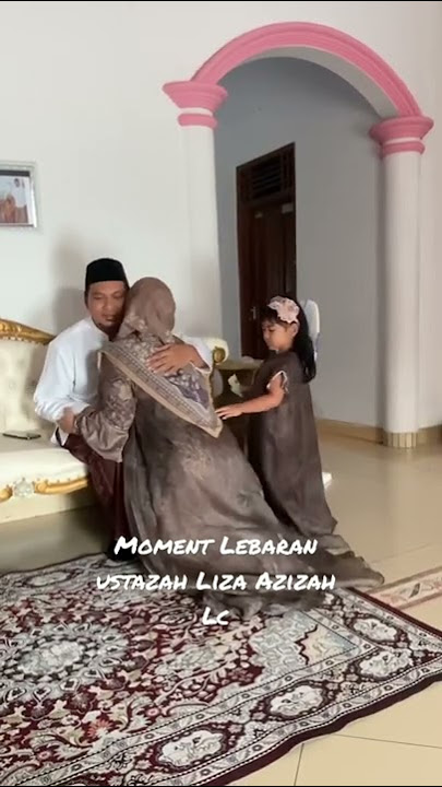 Moment Lebaran Idul fitri 1443 H Ustazah Liza Azizah Lc