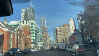 Calgary Downtown Driving