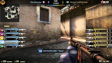 Ninjas in Pyjamas vs. VeryGames | SLTV Starseries VII Finals | de_mirage Map 2
