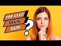 PMBOK Guide Sixth: How to Do Your PMP Exam Brain-Dump Like a Boss @ The Test Center! - 7 minutes