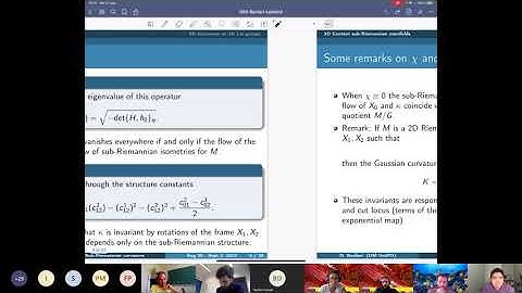 Davide Barilari - Sub-Riemannian curvature in 3D contact manifolds II