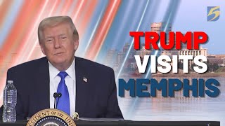 Trump visits Memphis, touts task force efforts