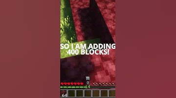 Day 12 of adding 100 blocks per subscriber! #shorts #minecraft