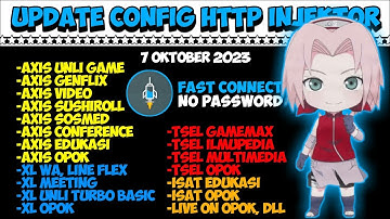 Update Config HTTP Injektor | Axis, XL, Telkomsel, Indosat [ 7 Okt ]