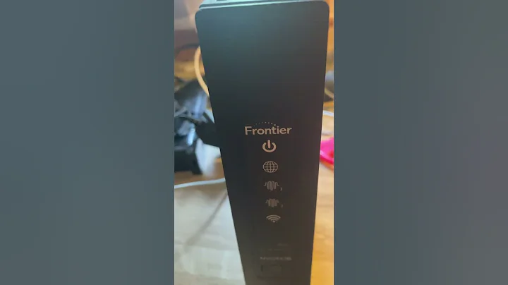 Arris NVG443B DSL Modem/Router #frontier #technology #DSL
