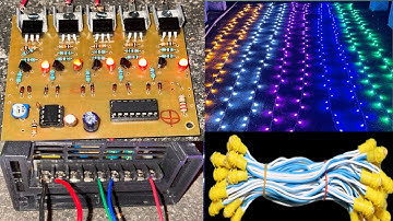 Single Colour Pixel Connect With Chaser and Smps ||  12 Volt Chaser Ka Connection kaise kare