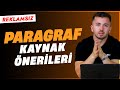 PARAGRAF KAYNAK ÖNERİLERİ | Kolaydan Zora Tüm Kaynaklar! | YKS 2026
