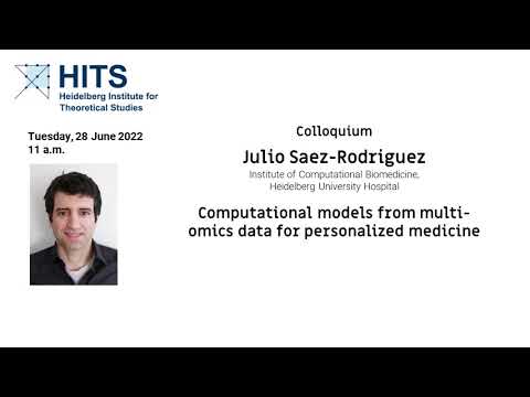 HITS colloquium: Julio Saez-Rodriguez on models for personalized medicine