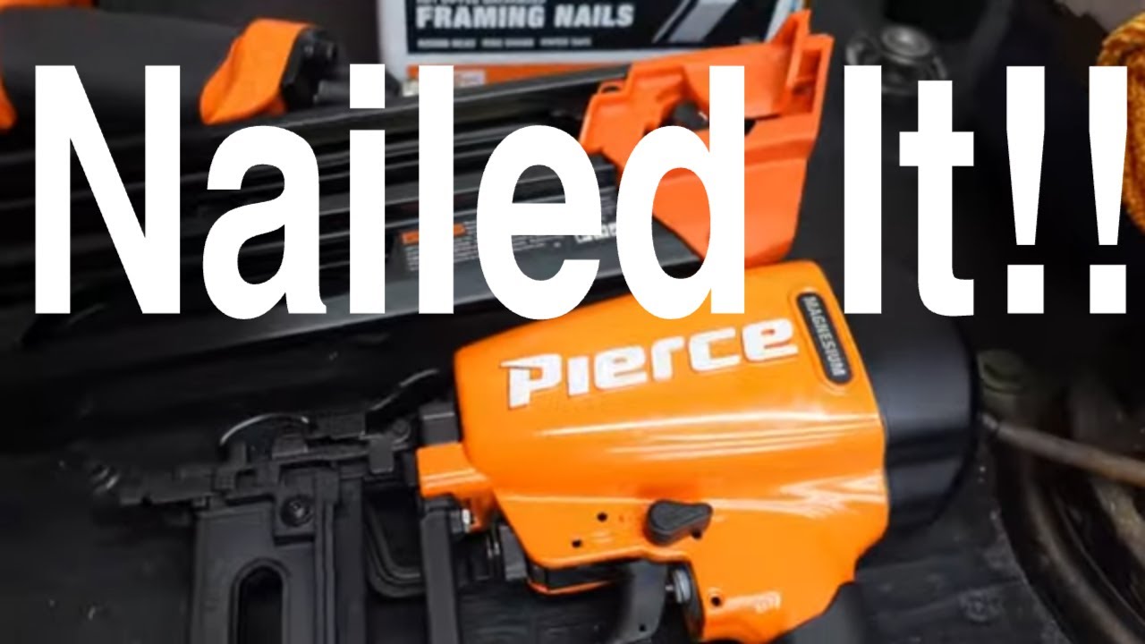Harbor Freight Pierce Air Nailers YouTube