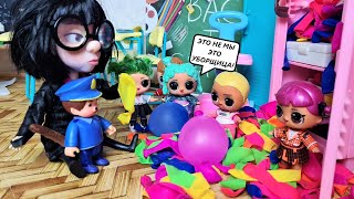 WHO THROWS CAPS😱🤣🤣 Dolls LOL surprise funny school funny DOLLS cartoons DARINELKA