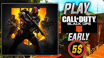 HOW TO PLAY COD BLACK OPS 4 EARLY FOR 5$! COD BO4 BETA CODE FOR CHEAP