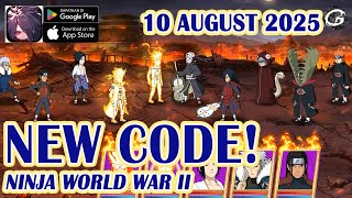 🎁 NEW CODE Ninja World War 2 Giftcode & Redeem Code 10 August 2025 - Mobile Game (Android/IOS) screenshot 2