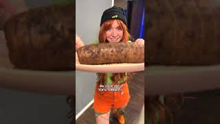 Veggie Girl makes the Fast Food House eat a vegan tofu turkey log for thanksgiving  #comedy