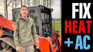 How To Fix Heat + AC Blower in Kubota Skid Steer or Compact Track loader SSV or SVL 97, 95 75 or 65