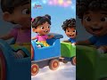 Tschu Tschu kleiner Zug - Happy Little Train Ride |  Nursery Rhymes For Children | Galatta | shorts