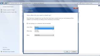 How to Schedule Backup in Windows 7