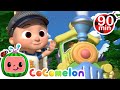 Train Song (Train Park) | @Cocomelon  | 🔤 English Subtitle Cartoon 🔤| Learning Videos for Kids