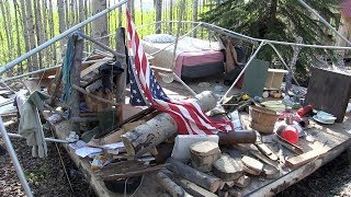 Disaster in Alaska!  Wall tent collapse