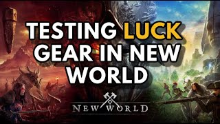 Testing More Luck Item Farming In New World Skinning
