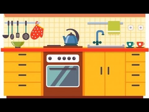 Vocabulario en inglés La Cocina - YouTube