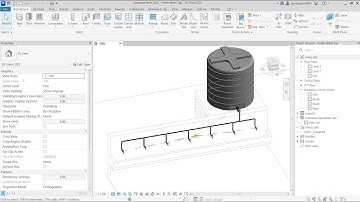 Revit Loodgieterswerk - Controleer het leidingsysteem en toon de loskoppelingen