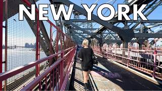 New York City LIVE Brooklyn to Manhattan Walk from Williamsburg & Greenpoint