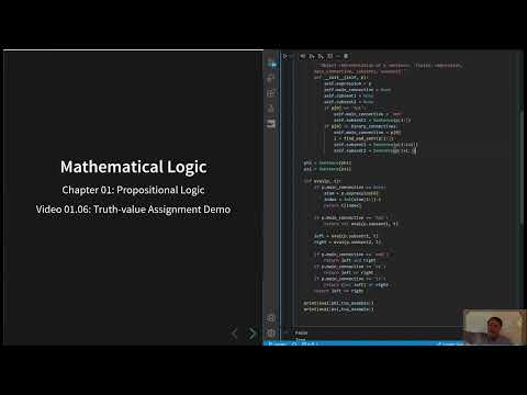 Mathematical Logic - Video 01.06 - Software Demo of the Unique Extension Theorem