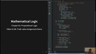 Mathematical Logic - Video 01.06 - Software Demo of the Unique Extension Theorem screenshot 5
