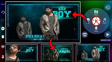 Simple Trending photo glow effect video in kinemaster trending video editing attitude status editing