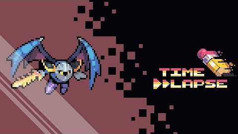 PIXEL ART TIMELAPSE - Kirby Super Star - Meta Knight