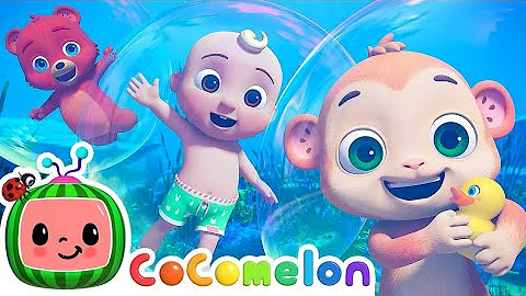 Swimming Song | CoComelon Animal Time | Animals for Kids