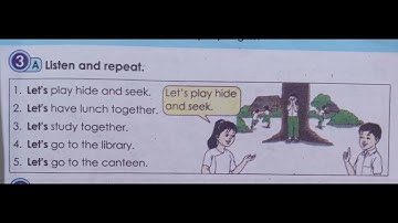 Grade 5 Unit 1 Lesson 2 Exercise 3A listening and speaking