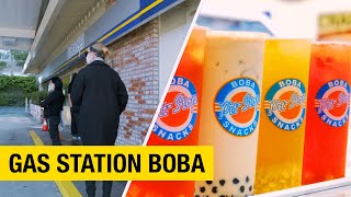 Boba Shop Inside a Gas Station