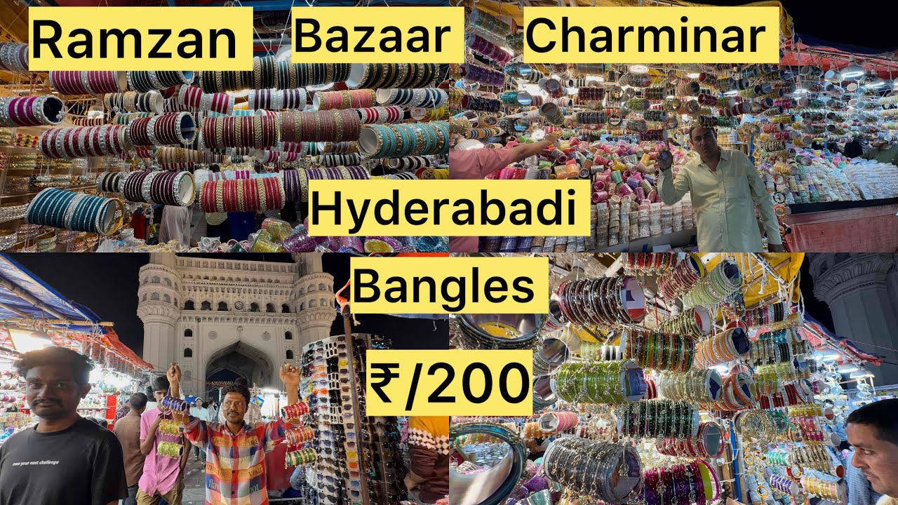 Hyderabadi Bangles\Kasmiri bangles|At Charminar Hyderabad 