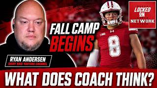 BADGERS’ WR ROTATION: Coach Andersen EXPLAINS Critical Receiver Usage for Chris Brooks Jr. & Company
